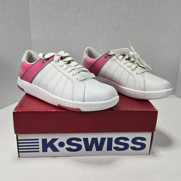 K-Swiss Anglesea Pink and White Ombre Classic Sneakers Women's Size 8 - Picture 2 of 12
